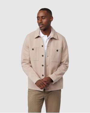 Psycho Bunny Bedford Shirt Jacket - Natural