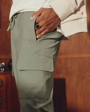 Psycho Bunny Lloyd Cargo Jogger - Green
