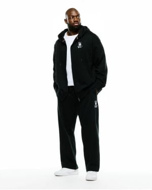 Psycho Bunny Big & Tall Haiden Fleece Sweatpants - Black