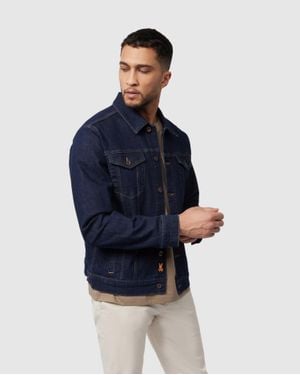 Psycho Bunny Pathe Denim Jacket - Blue