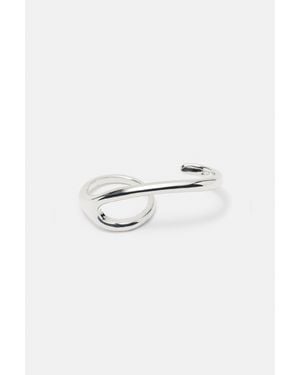Pull&Bear Anello Doppio Sottile - Metallizzato