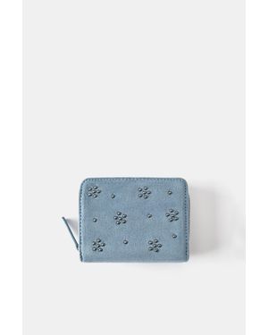 Pull&Bear Portafoglio Con Borchie - Blu