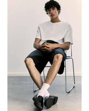 Pull&Bear Mocassini Arricciati - Blu