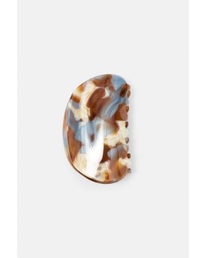 Pull&Bear Bedrukte Gekrulde Haarclip - Wit