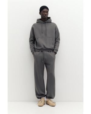 Pull&Bear Pantalon De Jogging Baggy Basique - Gris