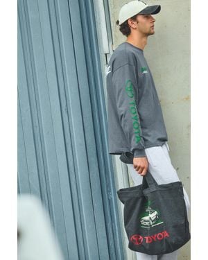 Pull&Bear Borsa Shopper Canvas Toyota - Blu