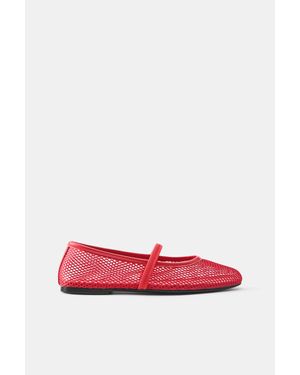 Pull&Bear Ballerina's Van Netstof - Bruin