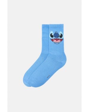 Pull&Bear Chaussettes Motif Stitch - Bleu