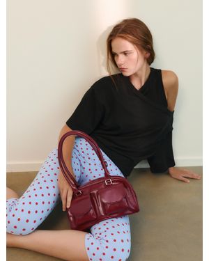 Pull&Bear Borsa A Spalla Multipocket - Rosso