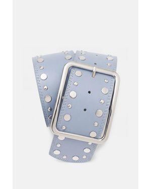 Pull&Bear Ceinture Large À Clous - Bleu