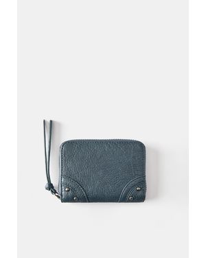 Pull&Bear Portamonete Con Borchie - Blu