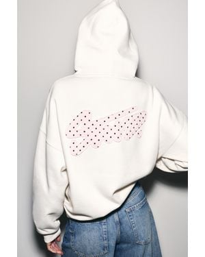 Pull&Bear Sweat Oversize À Capuche Et Motif - Multicolore