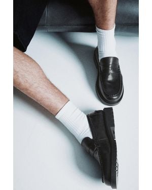 Pull&Bear Casual Mocassins - Zwart