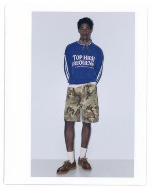 Pull&Bear Bermuda Cargo - Bianco