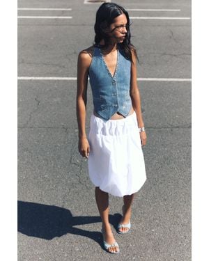 Pull&Bear Sandales À Talon Et Boucle En Cuir - Bleu