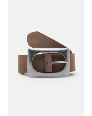 Pull&Bear Riem Met Grote Gesp - Bruin