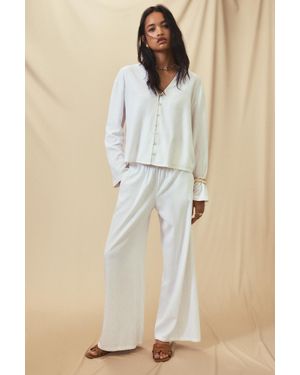 Pull&Bear Sandali Bassi Con Fascette - Neutro
