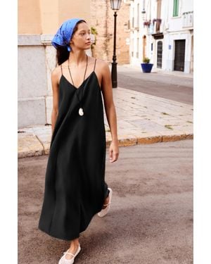 Pull&Bear Vestito Lungo - Nero