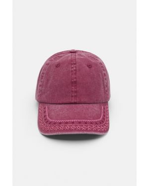 Pull&Bear Cappellino Ricamato - Rosa