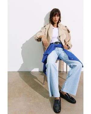 Pull&Bear Geplooide Mocassins - Wit