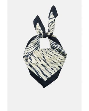 Pull&Bear Bandana Imprimé Zèbre - Bleu