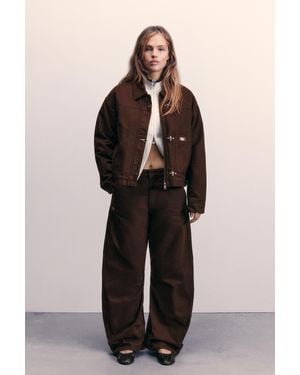 Pull&Bear Ballerines Froncées Dickies - Blanc