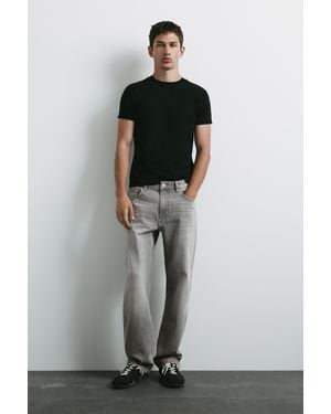 Pull&Bear Jeans Straight - Grigio