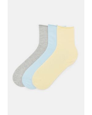 Pull&Bear Lot De 3 Paires De Chaussettes - Blanc