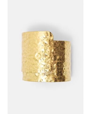 Pull&Bear Bracciale Largo Dorato - Metallizzato