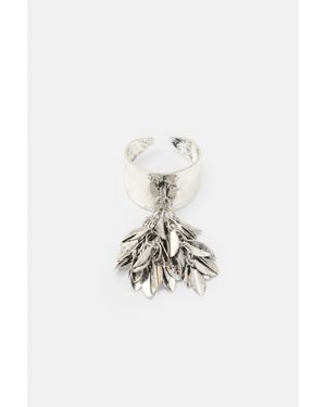 Pull&Bear Bladerenring - Wit