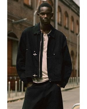 Pull&Bear Giacca Con Alamari - Nero