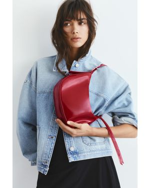 Pull&Bear Borsa A Spalla Con Nastri - Grigio