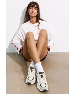 Pull&Bear Multipanel Sneakers - Bruin