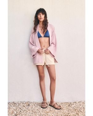 Pull&Bear Crêpe Kimono - Roze