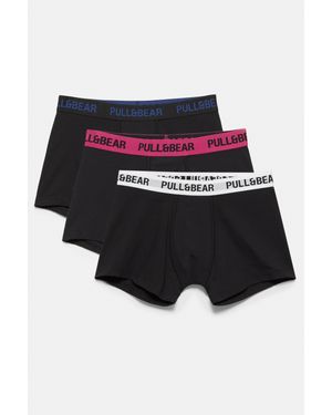 Pull&Bear Lot De 3 Boxers - Multicolore