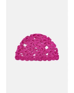 Pull&Bear Berretto All'Uncinetto - Rosa