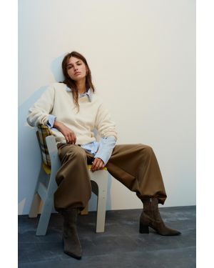 Pull&Bear Stivaletti Con Tacco - Marrone