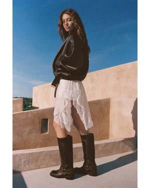 Pull&Bear Stivali Biker Con Borchie - Blu