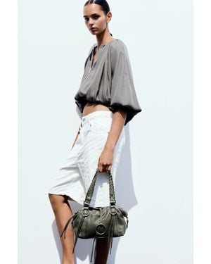 Pull&Bear Sac Porté Épaule À Anneaux - Multicolore