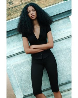 Pull&Bear Capribroek Met Riem - Groen