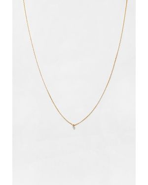 Pull&Bear Collana Con Ciondolo Brillante - Blu