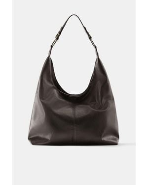 Pull&Bear Sac Cabas Effet Usé - Noir