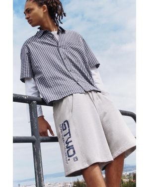 Pull&Bear Bermuda Sportiva Stwd - Grigio