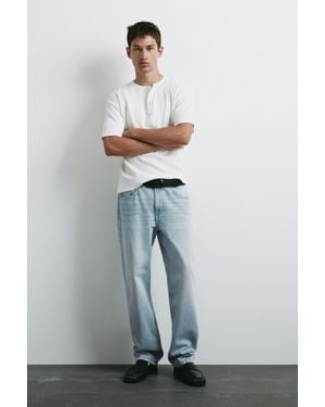 Pull&Bear Jeans Straight - Grigio