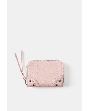 Pull&Bear Portafoglio Con Borchie - Rosa