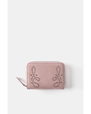 Pull&Bear Portafoglio Con Borchie - Rosa