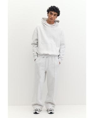 Pull&Bear Stwd Baggy Joggingbroek - Wit