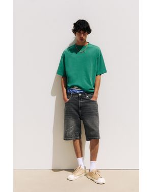 Pull&Bear Bermuda Baggy - Verde