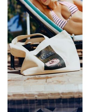 Pull&Bear Sac Cabas Slim Aarons - Blanc