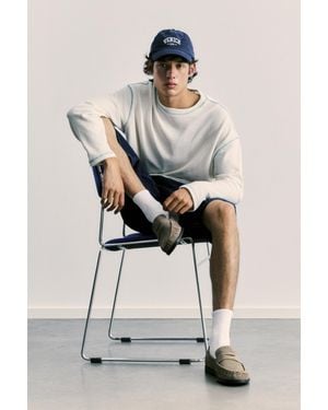 Pull&Bear Mocassini Arricciati - Bianco